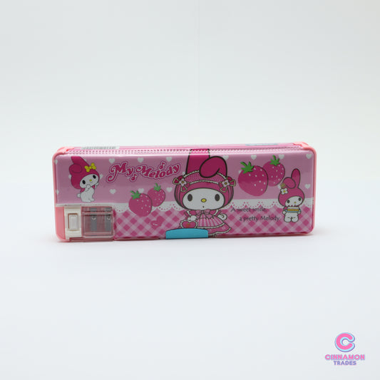 Pencil Case Anime Kawai (22.2 x 8.8 x 2.8 cm) Kids Stationary for School