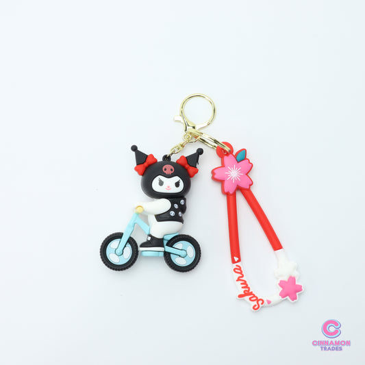 Bike Keychain Cute Plastic PVC - Kawaii Gift