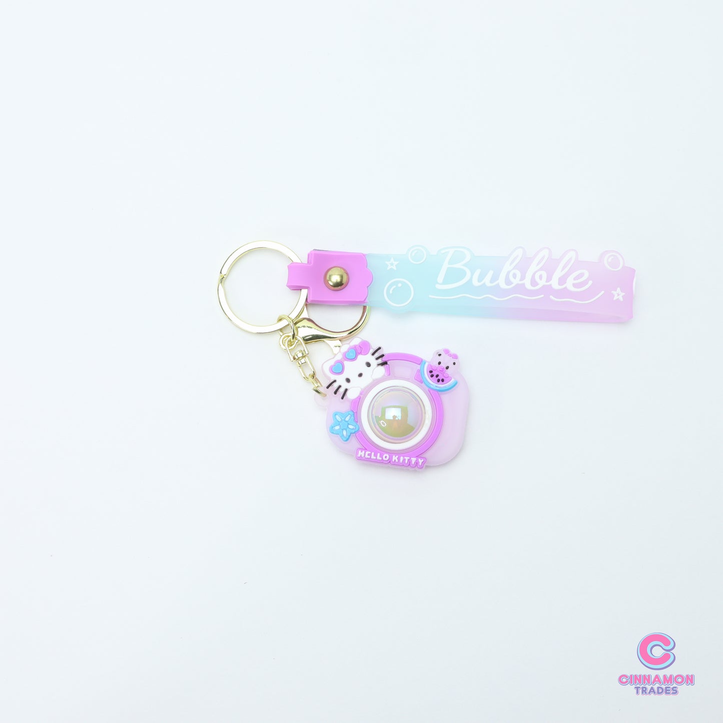 Cute Kitty with Light and Cute Ball Keychain - Adorable Kawaii Gift