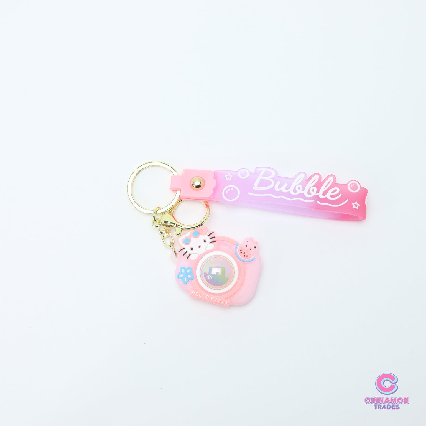 Cute Kitty with Light and Cute Ball Keychain - Adorable Kawaii Gift